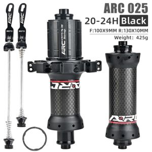 ARC Road Bike Carbon Fiber Hub 6 Palws 72 ring/sound Straight Pull 20/24 Hole 2+4 NBK Bearing ultra light V brake 8/9/10/11 speed Quick Release QR