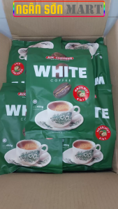 Cà Phê Trắng Vị Hạt Phỉ (Hazelnut) White Coffee Aik Cheong Malaysia bịch 456g (12 Gói x 38g)