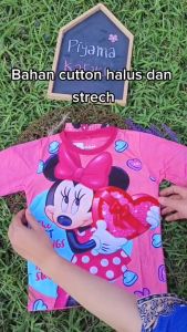 [Brandedbaby] 4-12T Piyama Anak Perempuan Karakter Lengan  panjang / Baju Tidur Anak Perempuan Princess Import Premium