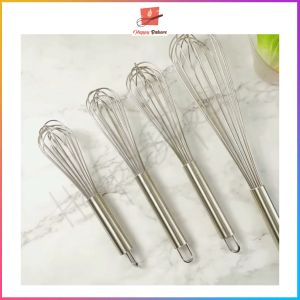 Heavy Duty Beater Whisk | Extra Thick Handle Wire | 10 12 14 inches