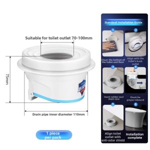 Anti-Backflow Check Valve Anti-Odor For Toilet