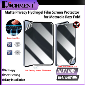 RICHMENT Anti-Spy Hydrogel Screen Protector Privacy Hydrogel Film for Motorola Razr Fold Screen Film Full cover