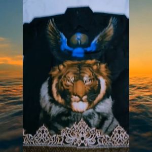 Baju Batik Pria Dewasa Batik Pria Lengan Panjang Lengan pendek Setelan Sarung Celana Cowok Batik Pria Murah Terbaru Casual Formal Full Furing Batik Wisanggeni Solo Motif Hitam Burung Macan