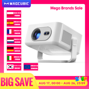 MAGCUBIC | Magcubic Auto Focus Android 14 4K Projector 400ANSI 8K Native 720P HY300Max With Wifi6 BT5.4 Allwinner H726 Portable Outdoor