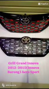 GRILL GRAND INNOVA 2014 2015 AERO SPORT STYLE GRILL INNOVA BARONG