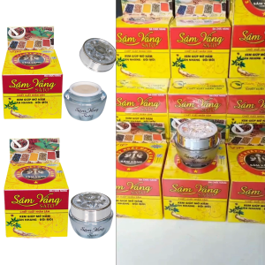 Kem Sâm Vàng SaTo  Nám Tàn Nhang Đồi Mồi Chiết Xuất Nhân Sâm 10g