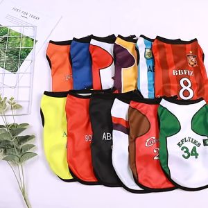 Pet summer clothes cat and dog vests dog jerseys basketball uniforms  Bichon Frize sun protection clothing