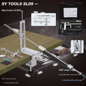 Dụng Cụ Mài Góc SY Tools SL09 Pro Đầu Mài Kép Điều Chỉnh Mắt Cá Với Đá Kim Cương Thân Hợp Kim Nhôm Thân Thiện Với Môi Trường Vỏ Nhựa Bền