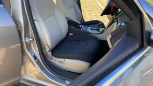 Car cushion main and passenger seat single piece perforated breathable edging seat cover leather