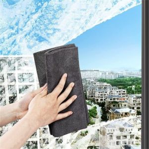 Magic Cloth New Year Spring Cleaning Glass No Trace No Watermark Cleaning Cloth Tool Rag Towel Scouring Pad #AE399