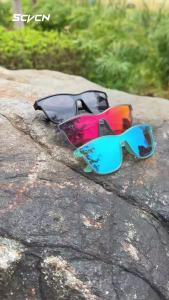 SCVCN Hot Polarized Running Road Bike Cycling Eyewear Outdoor Sunglasses Men Women Sports Glasses Mountain UV400 Driving Goggles