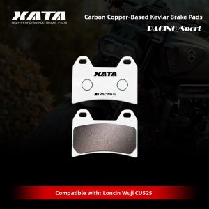 XATA | Carbon Copper Brake Pads for Lunxun Velo CU525 LX500-3A