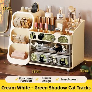 evesigar | Cosmetic Storage Box Large Capacity Makeup Organizer