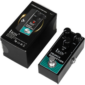 IRIN | IRIN RF-03 Electric Guitar Effect Pedal Crunch Distortion Effect Pedal Mini True Bypass Single Guitar Effect Accessory