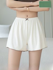 Miiow | Cat Woman Ice Silk Sleepwear Shorts Womens Summer Thin Loose Plus Size Home Pants Can Be Worn Outside Comfortable Lightweight