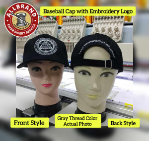 Baseball Cap with LT0 logo front and back Style Computerized Embroidery