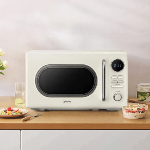 Midea | Mini Retro Cream Microwave For One Person