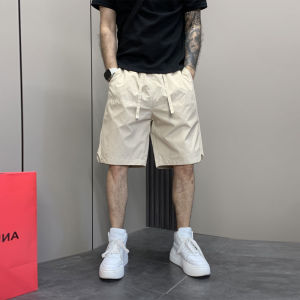 Summer Thin Laser Perforated Quick Dry Shorts Mens Outdoor Loose Versatile Sports Casual Five-Quarter Length Breathable Shorts