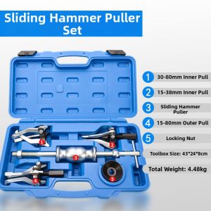MYTEC | Heavy-duty Universal Puller with Sliding Hammer for Bearing and Shaft