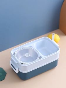 Double Layers Lunch Box/Kotak Bekas Makanan 2 Tingkat/Food Container Storage Box