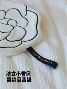 French Hanging Small Household Square Towel Kitchen Bathroom White Absorbent Double Thick Hand Towel