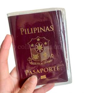 Clear Passport Cover with Card Slot (Semi-Soft No. 8)
