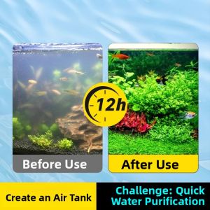 MONLEYTA | Aquarium Water Purifier Denitrifying Bacteria Fish Feces Decomposition Water Quality Purifier Tank Start-Up Water Cultivation