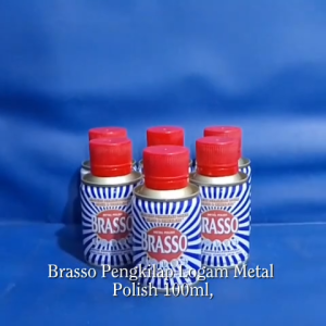 Brasso 100ml | Braso Pembersih Logam Kuningan Baja Tembaga Metal Polish Pemoles Logam