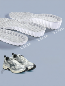 LINGMIAO | Elevating Comfortable Antibacterial Soft Resilient Shoe Insoles 3cm