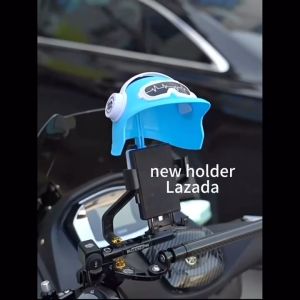 มอเตอร์ไซค์ ที่จับมือถือ ซึ่งประกอบด้วยติดก้านกระจก ติดแฮนด์ มีหมวก การฝนตก ปล่อย ช็อต ป้องกัน แสงแดด ที่วางโทรศัพท์มอเตอร์ไซด์