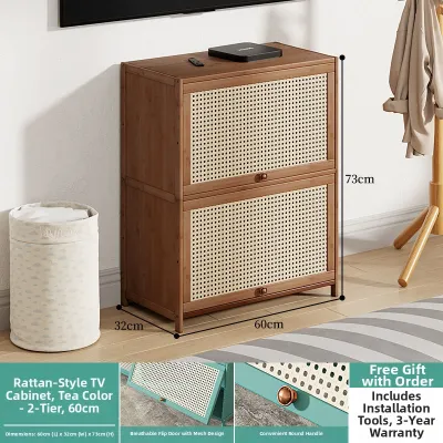 AYIJIE | Slim Modern TV Cabinet Storage