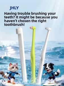 JHLY | Dental Hygiene Pet Toothbrush and Toothpaste Set for Cats and Dogs