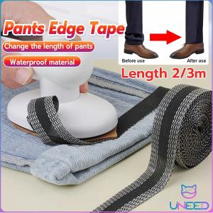 Need 2m/3m Trousers Hemming Tape Pants Edge Shorten Length Adjust Self-Adhesive Tapes