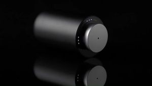 Drivescentz Lurxi Car Diffuser USB Rechargeable for Car Essential Oil Black & Silver