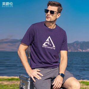 Enjeolon | Lightweight Smooth Cotton Summer Outdoor Design T-shirt