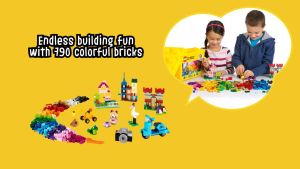 LEGO Classic 10698 Large Creative Brick Box (790 Pieces) Creative Creative Fun Starter Kit Building Blocks For Kids Construction Sets Toys
