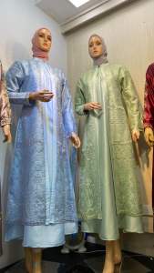 Zf Zeina - HANUM Gamis// Gamis Tille Sapto Bordir// Real Pict