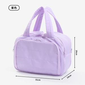 Large Capacity Makeup Bag Women Portable Travel Skincare Toiletry Storage Organizer Lady Handbag Zipper Cosmetic Cases Wash Bags