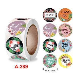 [ isi 500 PCS / Roll ] Stiker Label Thank you Sticker Craft Kartu Ucapan