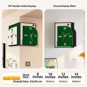 HAOJIUBUJIAN | Geometric Dual-faced Clock