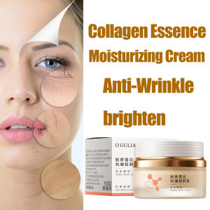 Anti-Wrinkle Cream Collagen Essence Moisturizing Spot Acne Remover Whitening Essence Cream Anti-Wrinkle Face Skin Care Long Lasting Moisturizing Cream Sensitive skin can use 50g