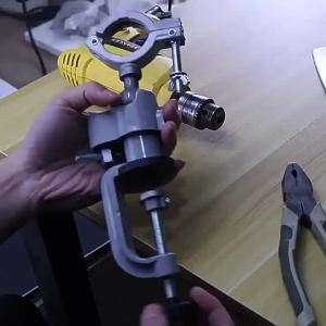Multifunctional Aluminum Alloy Rotary Bench Vise Electric Drill Bench Vice Mini Grinder Angle Grinder Universal Support
