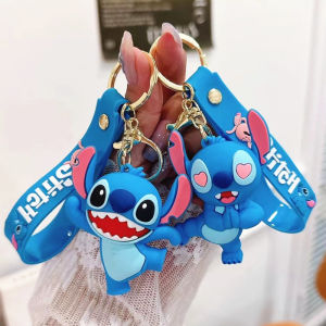 Disney Anime Móc Khóa Chuột Mickey Minnie Lilo & Stitch Búp Bê Xe Mặt Dây Chuyền Cặp Đôi Trang Trí Móc Khóa Kid Đồ Chơi Quà Tặng Hợp Kim Nhôm