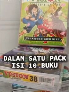 SATU PACK (10 PCS) Buku Tulis Vision 38 Lembar