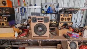 ตู้ลำโพง DIY 10นิ้ว แบบง่าย เสียงดี มีคลิป10/4/4/2/2 (มีคลิปเสียง) ไฟ2ระบบ12V220V