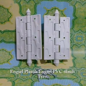 Engsel Plastik | Engsel PVC Putih 4Inch TYRO