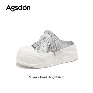 Agsdon | Thick Bottomed Covered-Toe Breathable Summer Slip-Ons