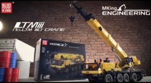 Đồ chơi lắp ráp xe cần cẩu LTM 1110 Mould King 17073 17074 điều khiển hoạt động từ xa quà tặng