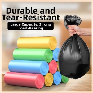 HENGSHU | Easy Tear Black Thickened Trash Bags