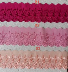 (1 meter) 3 inch cotton lace/lace cotton telekung/renda cotton